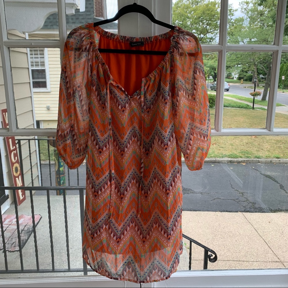 Orange Summer Dress
